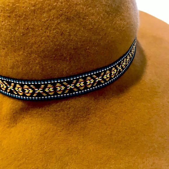 Brown Wool Floppy Boho Festival Hat - Picture 4 of 4